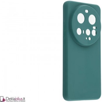 Liquid Air guminis žalias dėklas - su kameros apsauga (Xiaomi 15 Ultra)